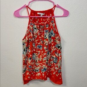 Collective Concepts orange and blue floral Sleeveless Camisole XSP